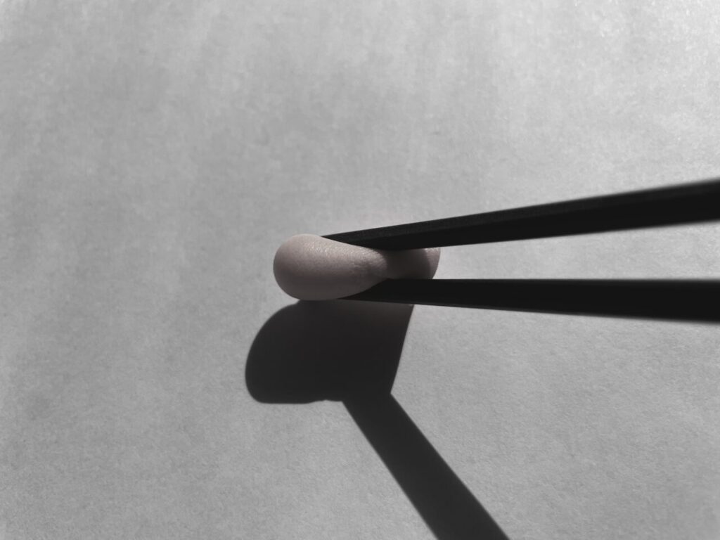 萎んだ耳栓