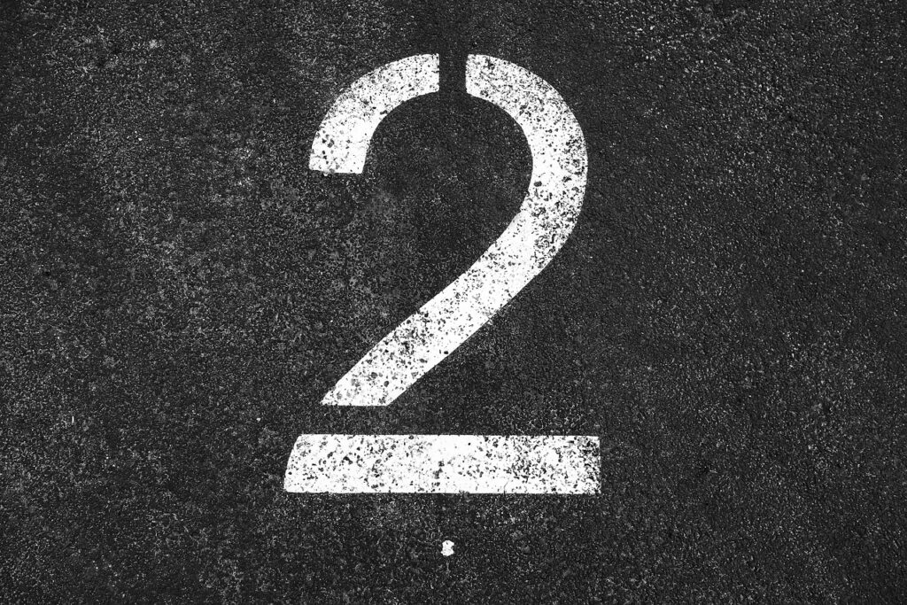 数字の2